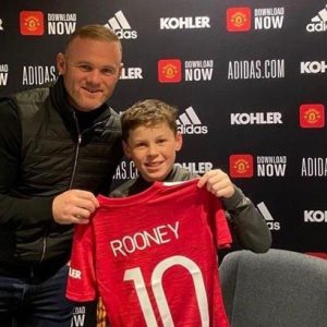 Kai Rooney được người hâm mộ gọi là tương lai Man UTD