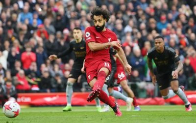 Nếu Salah thực hiện thành công quả 11m này thì có lẽ Arsenal đã phải trắng tay ra về