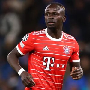 Sadio Mane trong màu áo CLB Bayern Munich