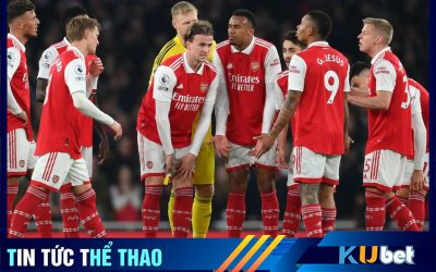 Arsenal bị cầm hòa ở 3 trận liên tiếp , top 1 bảng xếp hạng lung lay