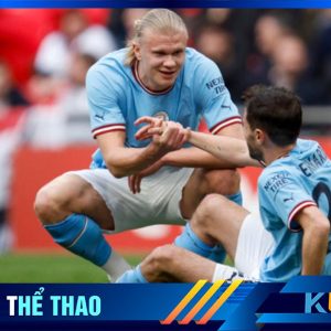 Haaland là vũ khí đáng sợ trên hàng công của Man City