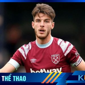 Declan Rice đang chơi ấn tượng và giúp West Ham United đứng trước cơ hội vô địch Europa Conference League mùa này