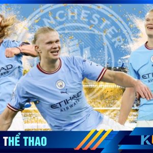 Erling Haaland đang có cơ hội giành cú ăn 3 với Man City