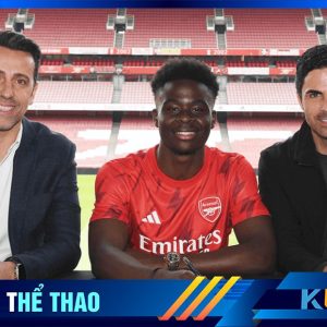 Arsenal đã ký bản hợp đồng mới cùng với ngôi sao sáng giá mang tên Saka