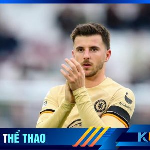 Tiền vệ Mason Mount đang chơi trong màu áo CLB Chelsea