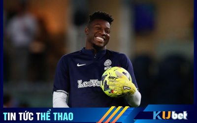 Thủ thành Andre Onana trong màu áo CLB Inter Milan