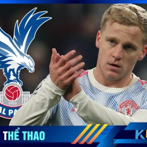 Crystal Palace đang dành sự quan tâm cho Donny Van De Beek