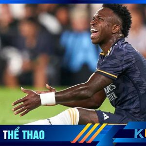 Kubet cập nhật hình ảnh Vinicius gặp chấn thương trong trận đấu với Celta Vigo.