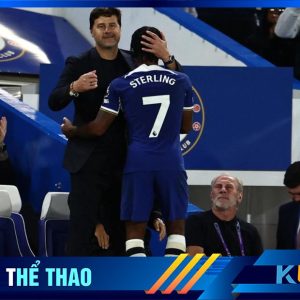 Kubet cập nhật hình ảnh Pochettino ôm Sterling sau khi cầu thủ này ghi bàn