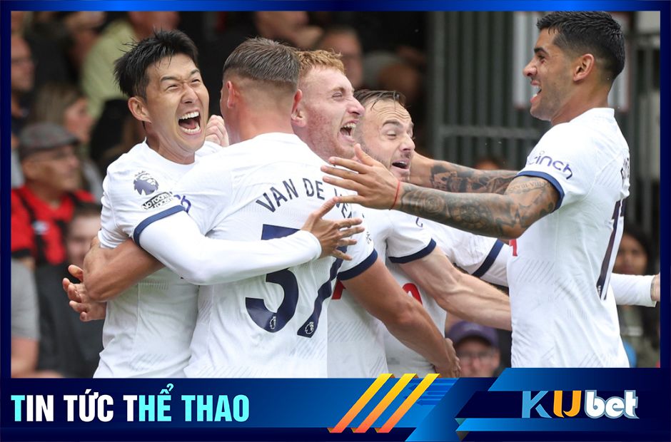 Kubet cập nhật màn ăn mừng bàn thắng của các cầu thủ Tottenham