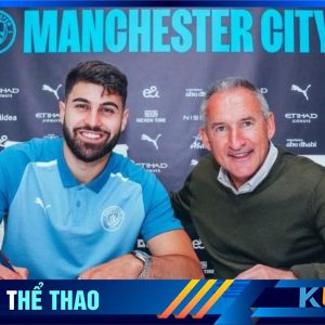 Ảnh bài viết thông báo hợp đồng mới với Gvardiol trên trang chủ của CLB Man City.