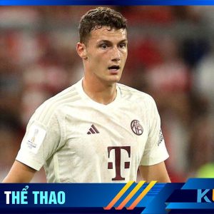 Kubet cập nhật: Benjamin Pavard thi đấu trong màu áo Bayern Munich.