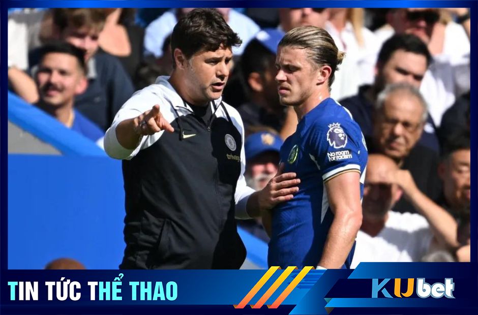 Kubet cập nhật hình ảnh HLV Pochettino chỉ đạo học trò trong trận thua Nottm Forest 0-1