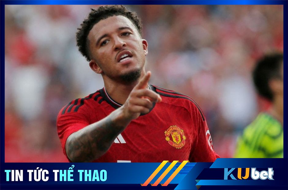 Kubet cập nhật hình ảnh Sancho trong màu áo CLB Man Utd