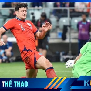 Kubet cập nhật hình ảnh Trung vệ Harry Maguire trong màu áo tuyển Anh