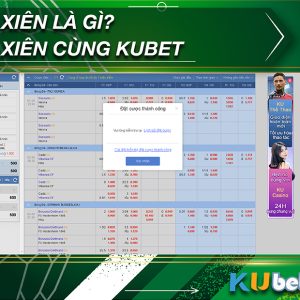 Hình ảnh đơn Cược Xiên thành công tại app cá cược bóng đá Kubet