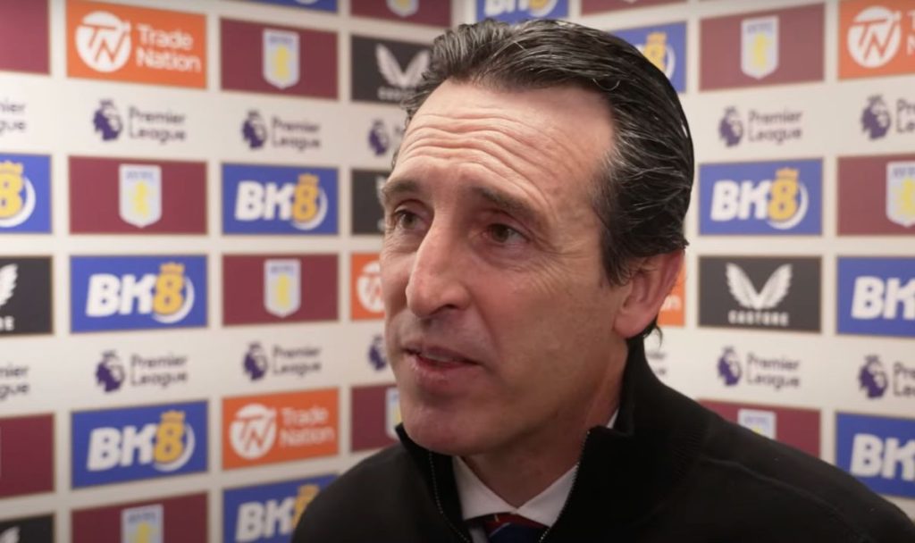 Unai Emery không bắt tay sau chiến thắng 1-0 của Aston Villa trước Arsenal (Ảnh: Kubet)