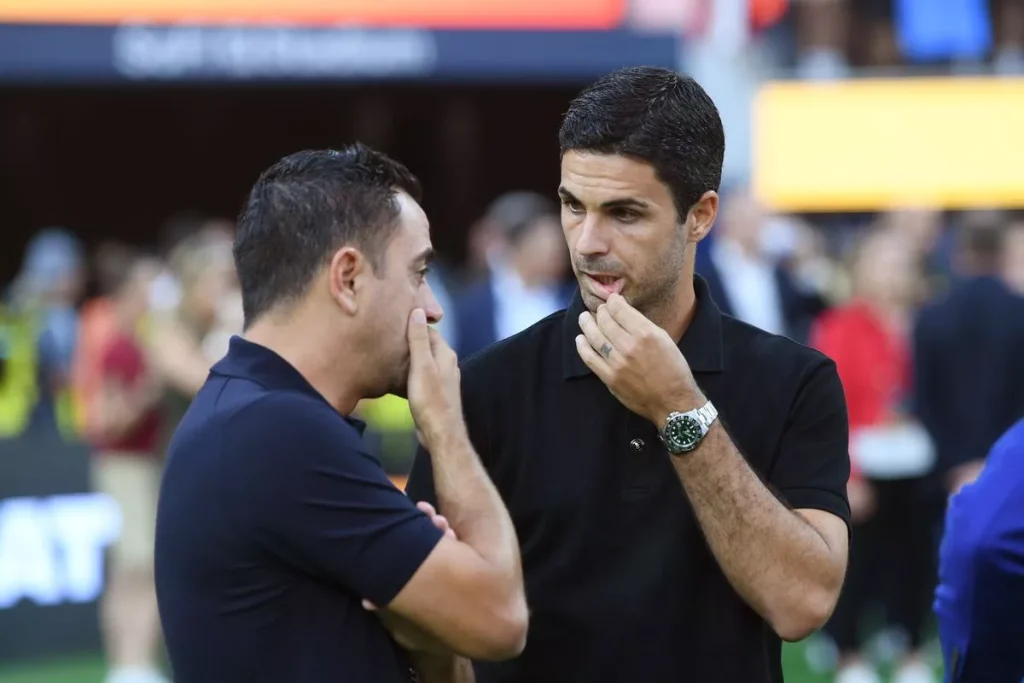 Mikel Arteta trước đây được mời làm người tiếp quản Xavi tại Barcelona (ảnh Kubet)